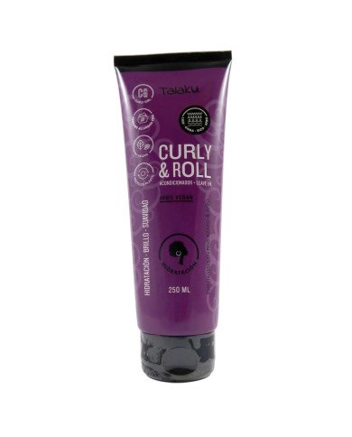 TALAKU ACONDICIONADOR + LEAVE IN CURLY & ROLL 250ML