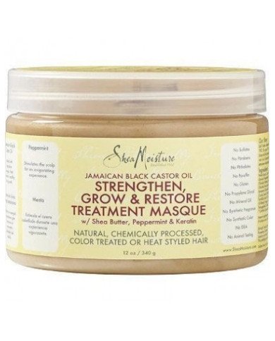 SHEA MOISTURE MASCARILLA  JAMAICAN BLACK CASTOR  312G