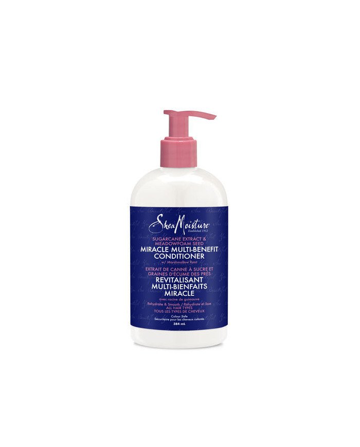 SHEA MOISTURE SUGARCANE & MEADOWFOAM ACONDICIONADOR 384ML